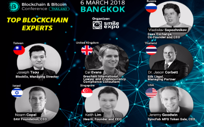 Blockchain & Bitcoin conference Thailand | blockchain conferenc ethailand | smile expo