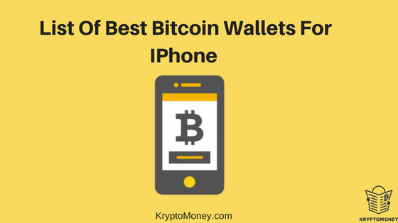 best cryptocurrency wallets for iphone | best bitcoin wallet for iphone