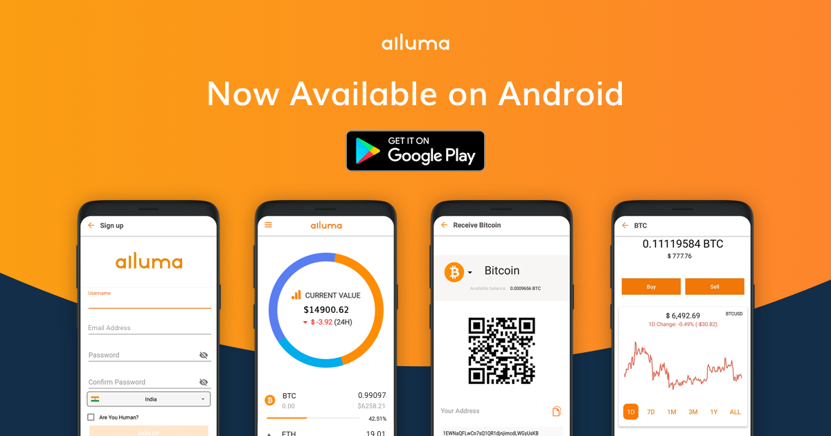 Alluma cryptocurrency exchange | alluma android mobile app | alluma mobile app