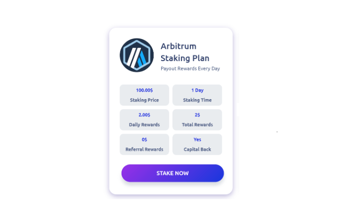 Arbitrum Staking Plan