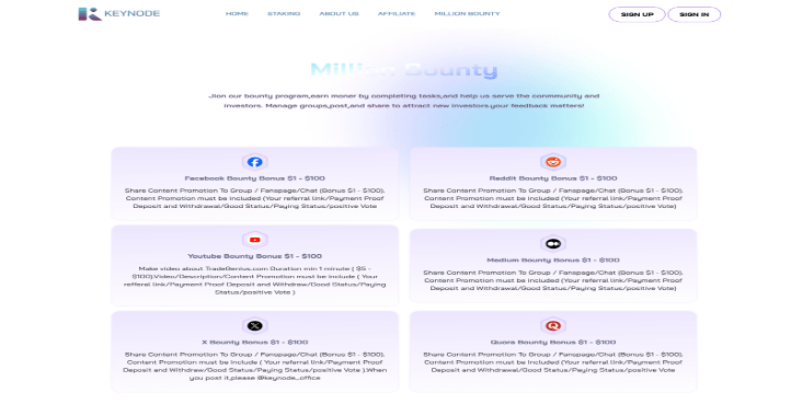 Million Bounty Program
